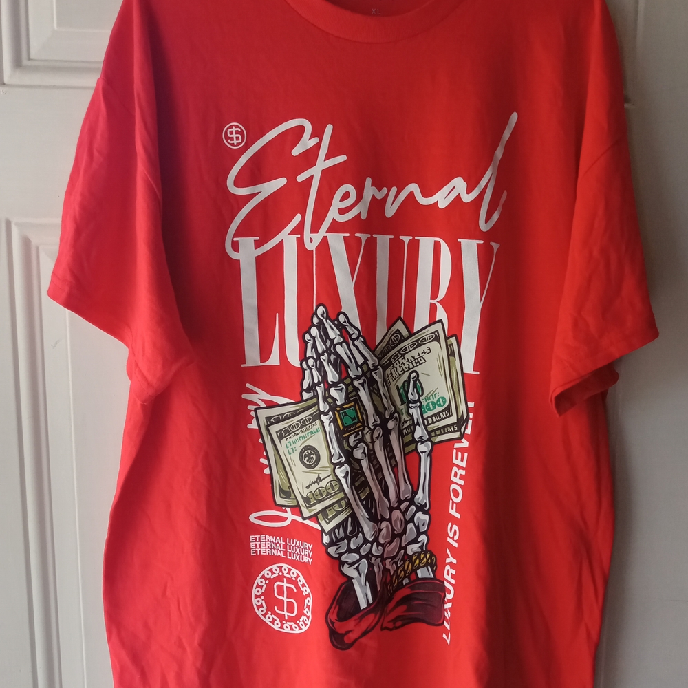 Fashion Nova Men Bold Red Tee